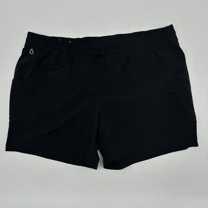 Columbia PFG Black Shorts Mens Size XL Drawstrings Pockets Fishing Outdoors Swim